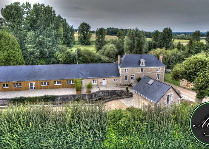 Nocleg ze śniadaniem Le Moulin De Follet Fougere (Maine-et-Loire)